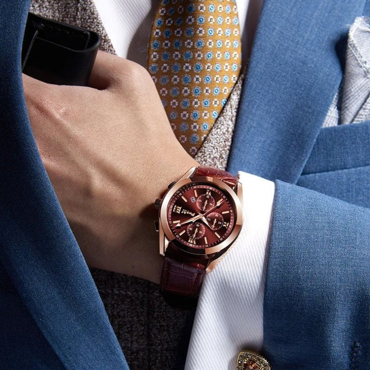 Montre à quartz business pour homme