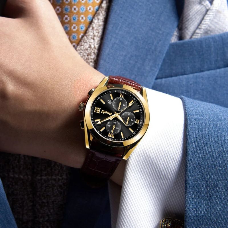 Montre à quartz business pour homme