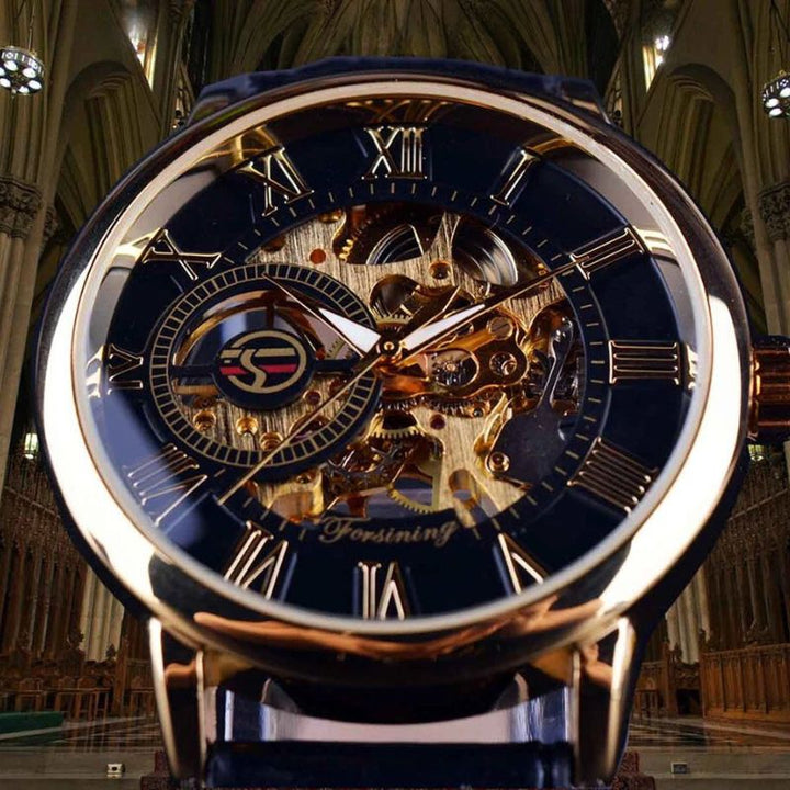 Montre mécanique de luxe mode