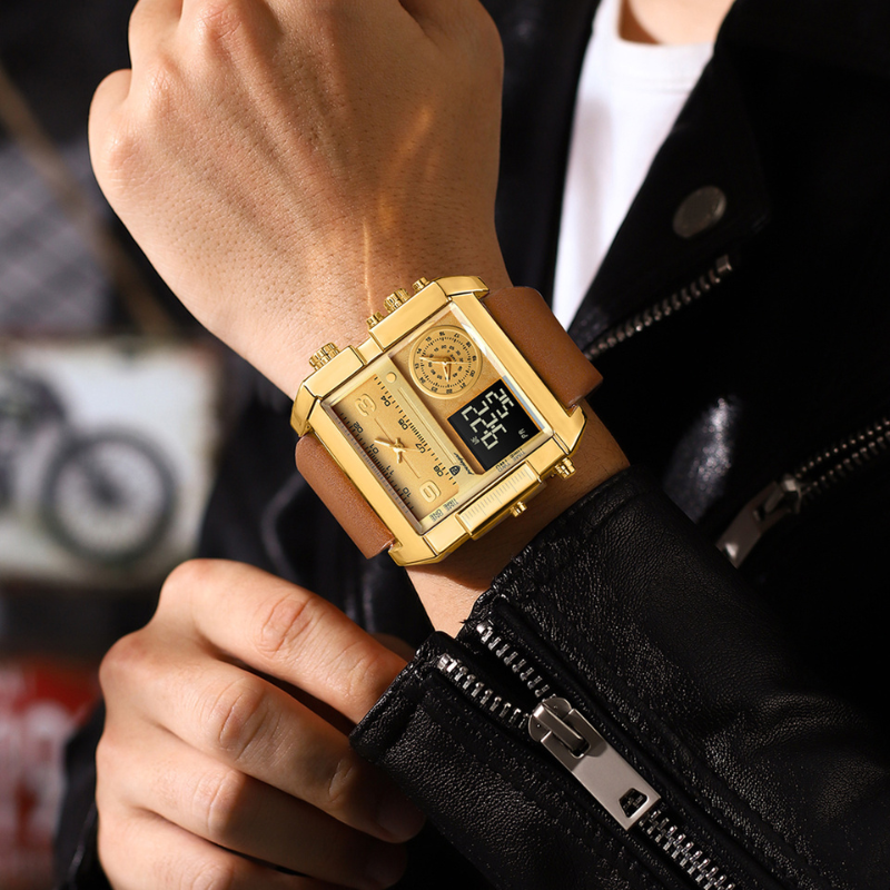Montre-bracelet numérique de luxe