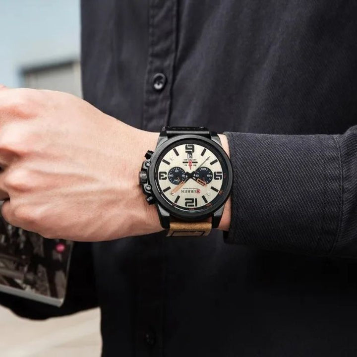 Montre à quartz élégante pour le quotidien