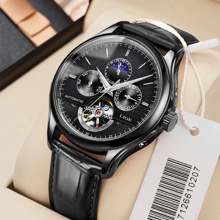 Montre mécanique automatique à tourbillon