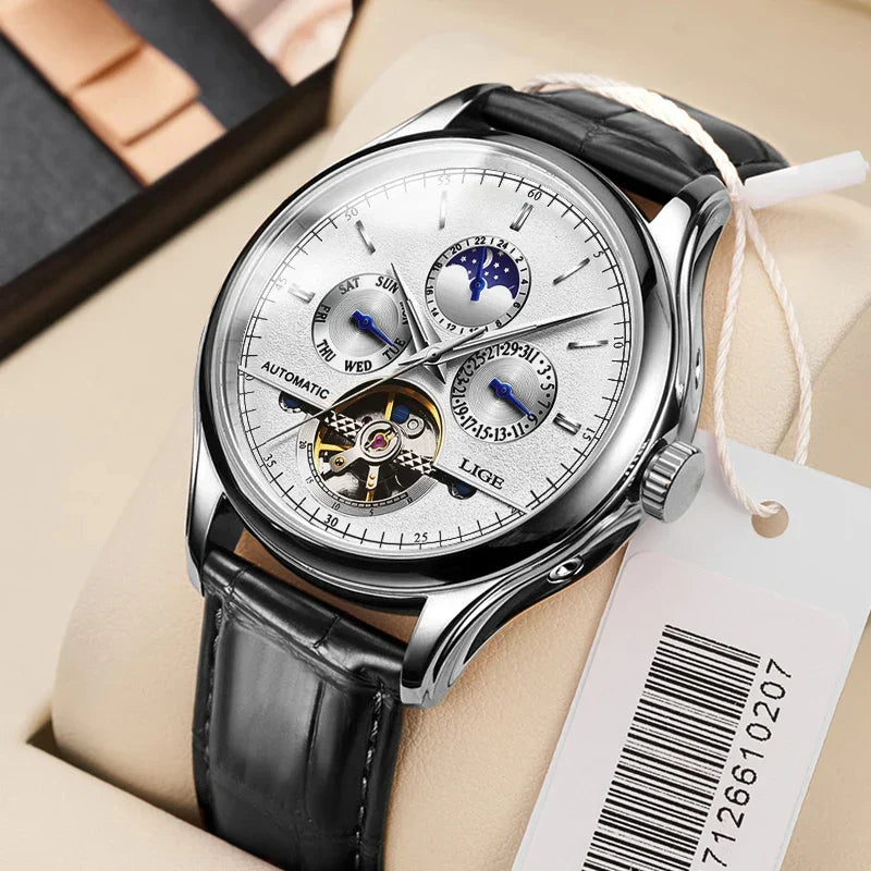 Montre mécanique automatique à tourbillon