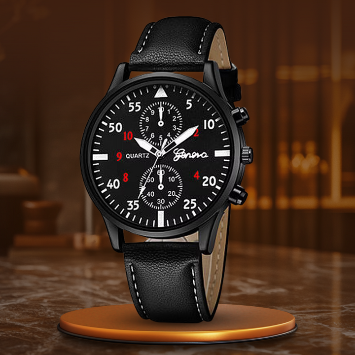 Coffret 4 pièces : montre mode et bracelets