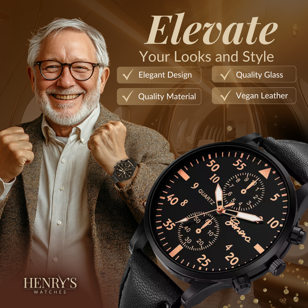 Coffret 4 pièces : montre mode et bracelets