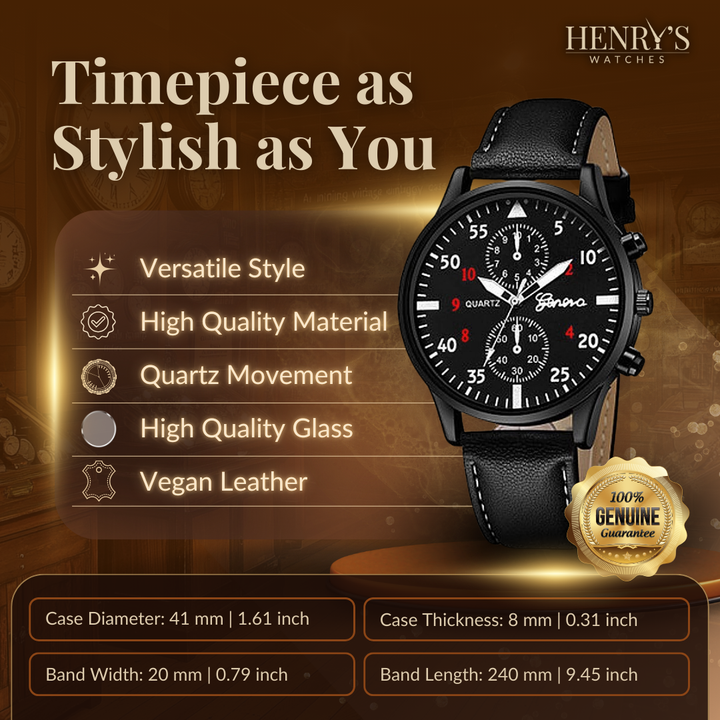 Coffret 4 pièces : montre mode et bracelets