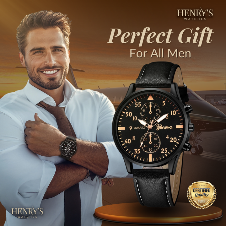 Coffret 4 pièces : montre mode et bracelets