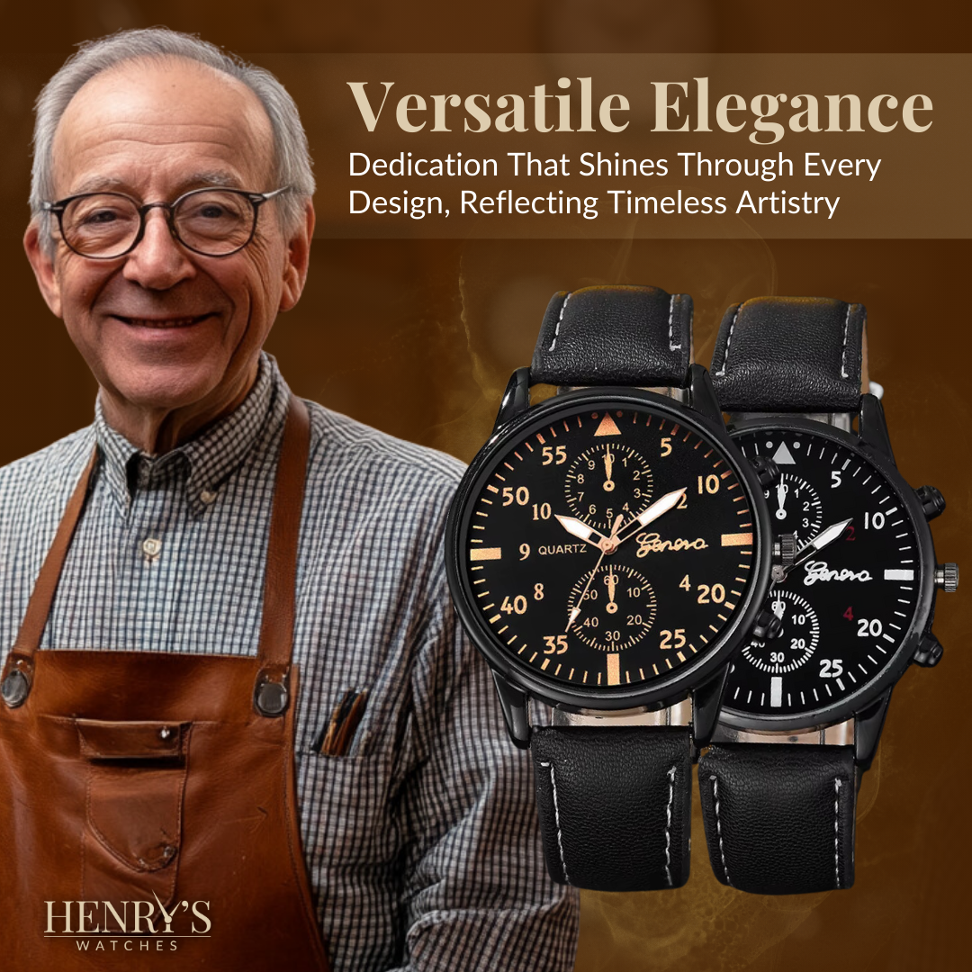 Coffret 4 pièces : montre mode et bracelets