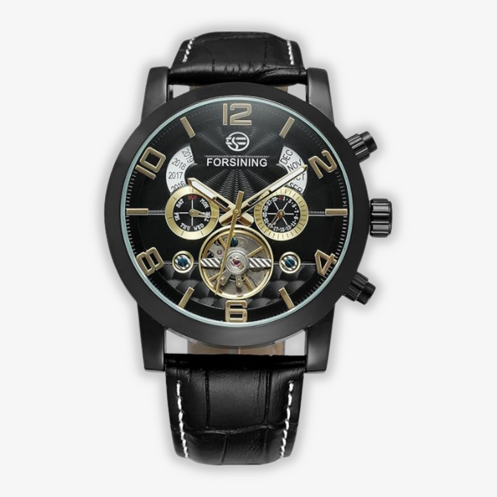 Montre automatique de luxe avec tourbillon