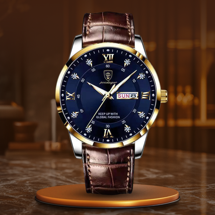 Montre homme robuste avec rétroéclairage