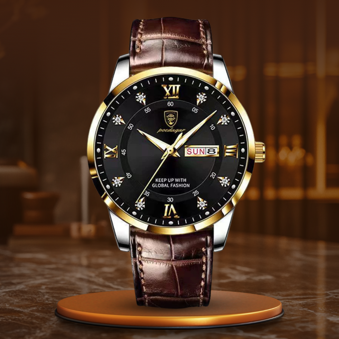 Montre homme robuste avec rétroéclairage