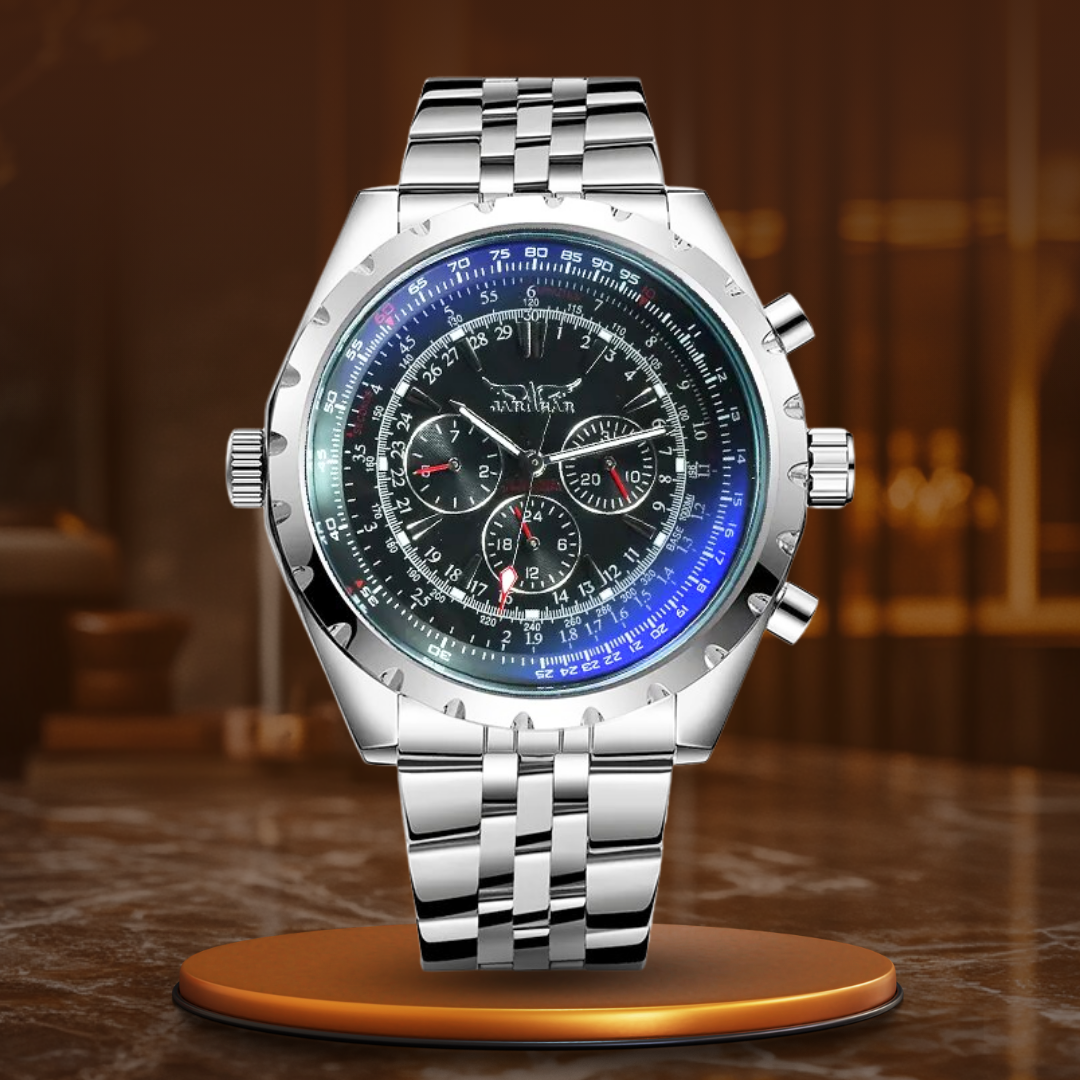 Montre mécanique style militaire
