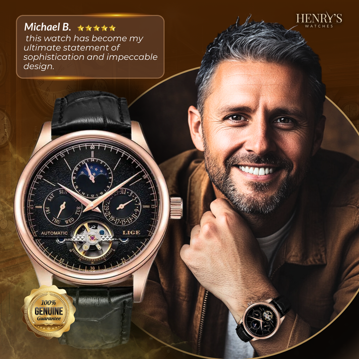 Montre mécanique automatique premium