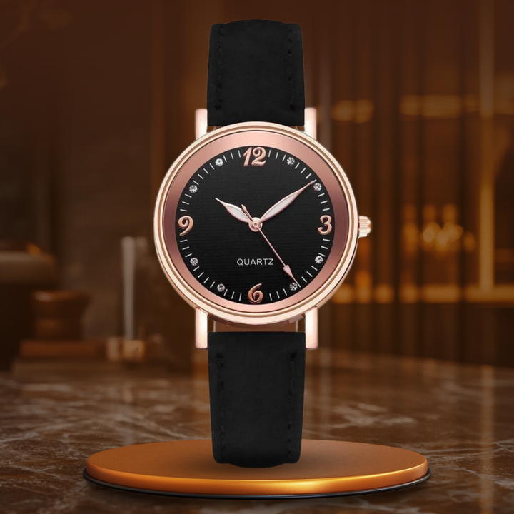 Montre femme, bracelet cuir