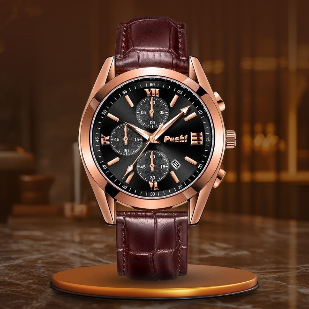 Montre à quartz business pour homme