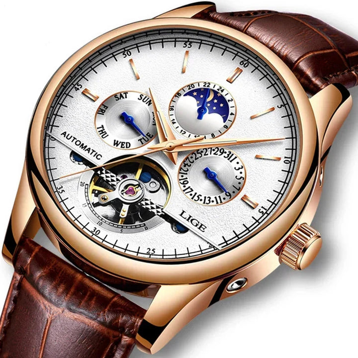 Montre mécanique automatique à tourbillon