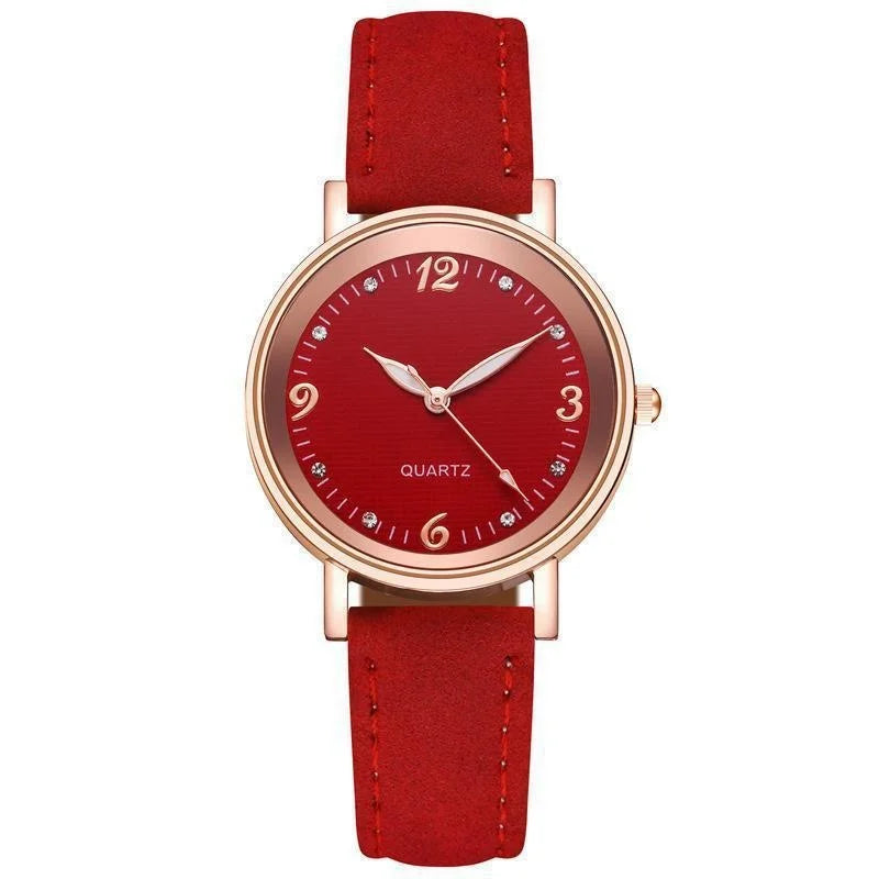 Montre femme, bracelet cuir