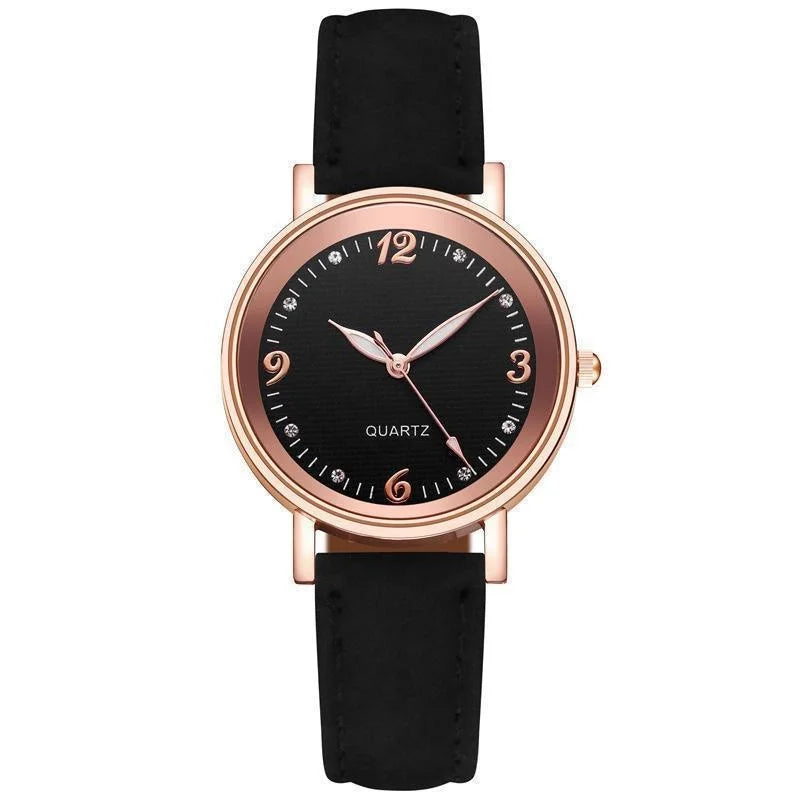 Montre femme, bracelet cuir