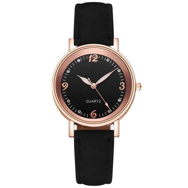 Montre femme, bracelet cuir