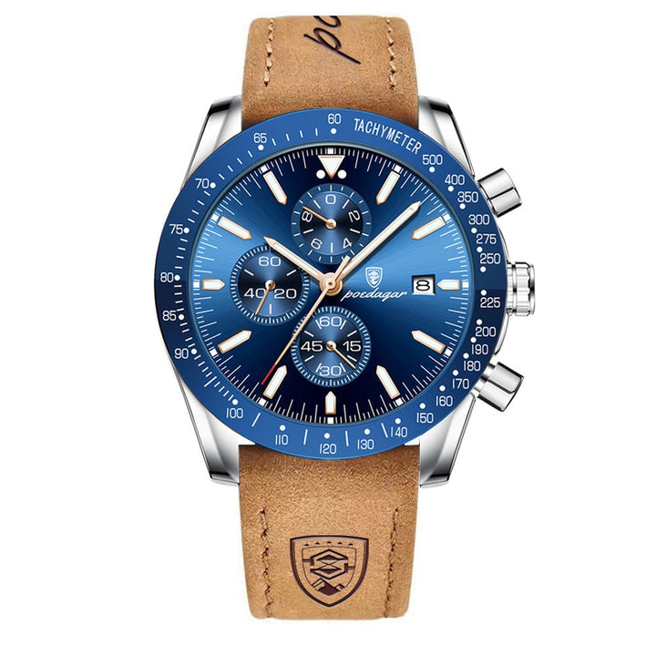 Chronographe avec dateur et rétroéclairage