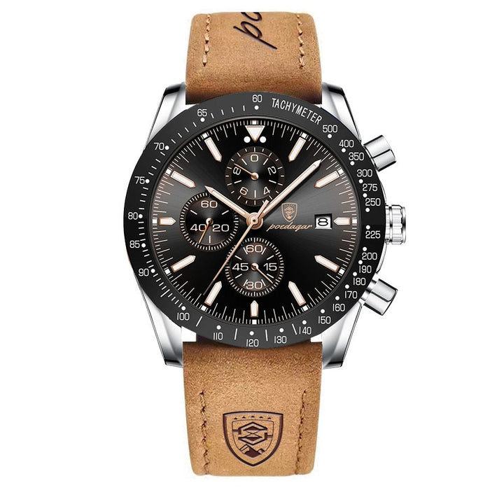 Chronographe avec dateur et rétroéclairage