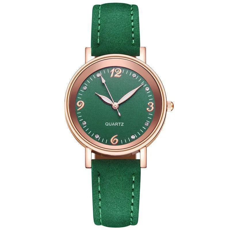 Montre femme, bracelet cuir