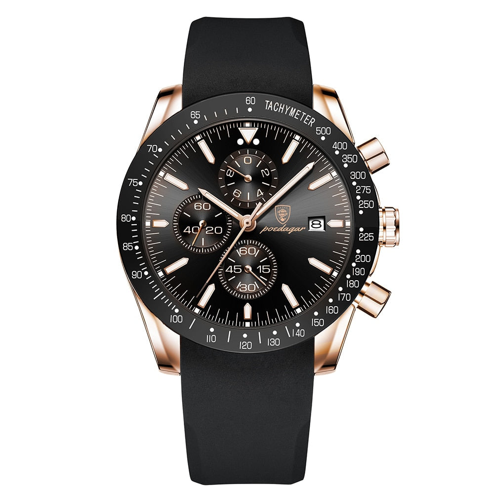 Chronographe avec dateur et rétroéclairage
