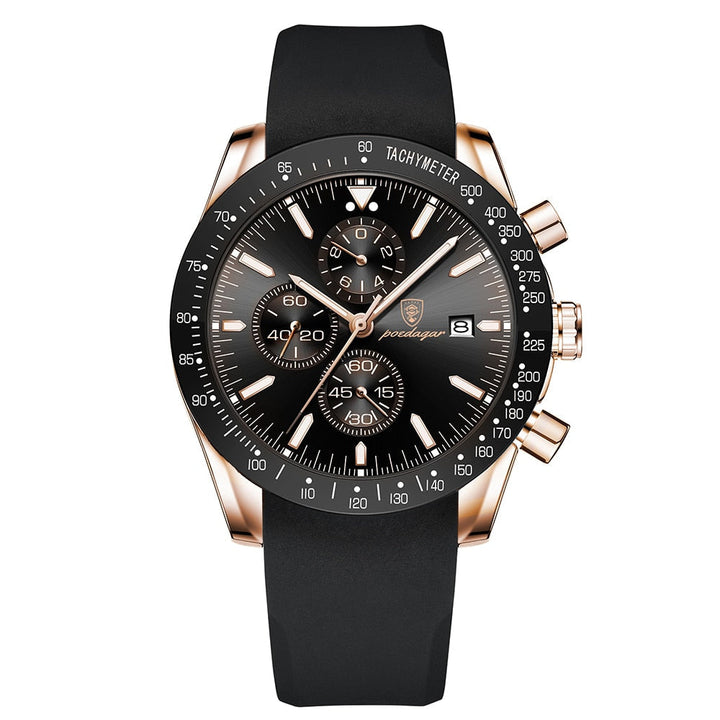 Chronographe avec dateur et rétroéclairage