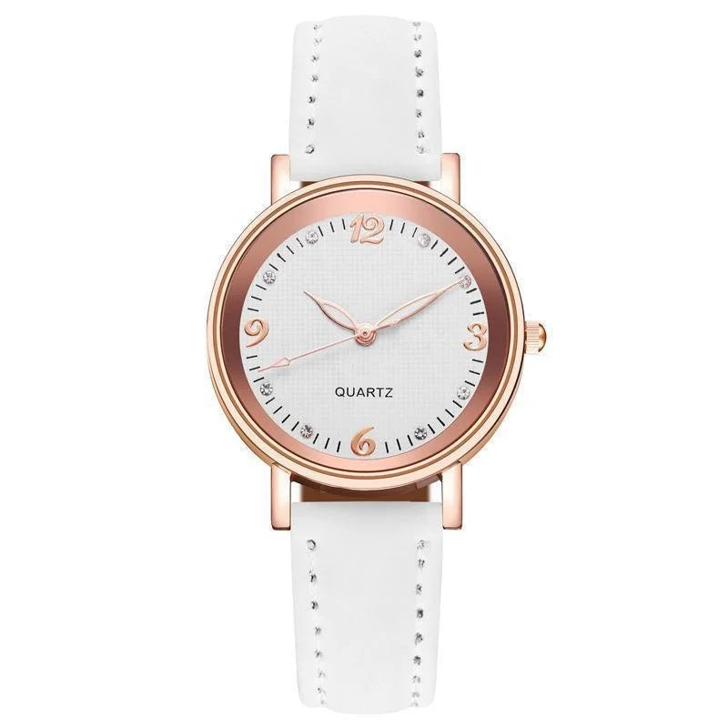 Montre femme, bracelet cuir