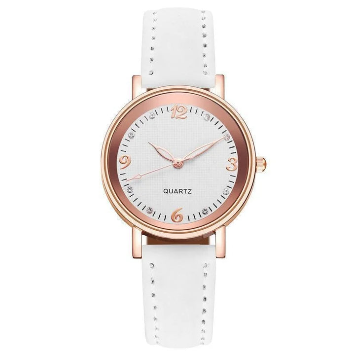 Montre femme, bracelet cuir