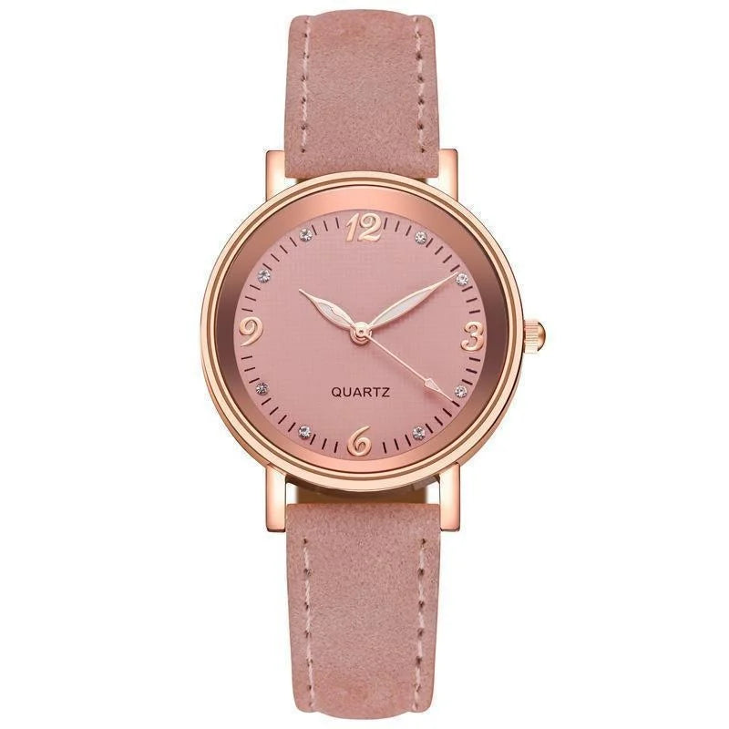 Montre femme, bracelet cuir