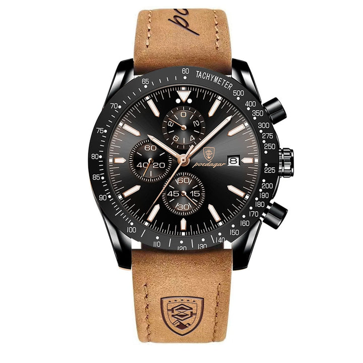 Chronographe avec dateur et rétroéclairage