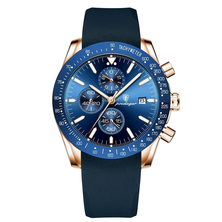 Chronographe avec dateur et rétroéclairage