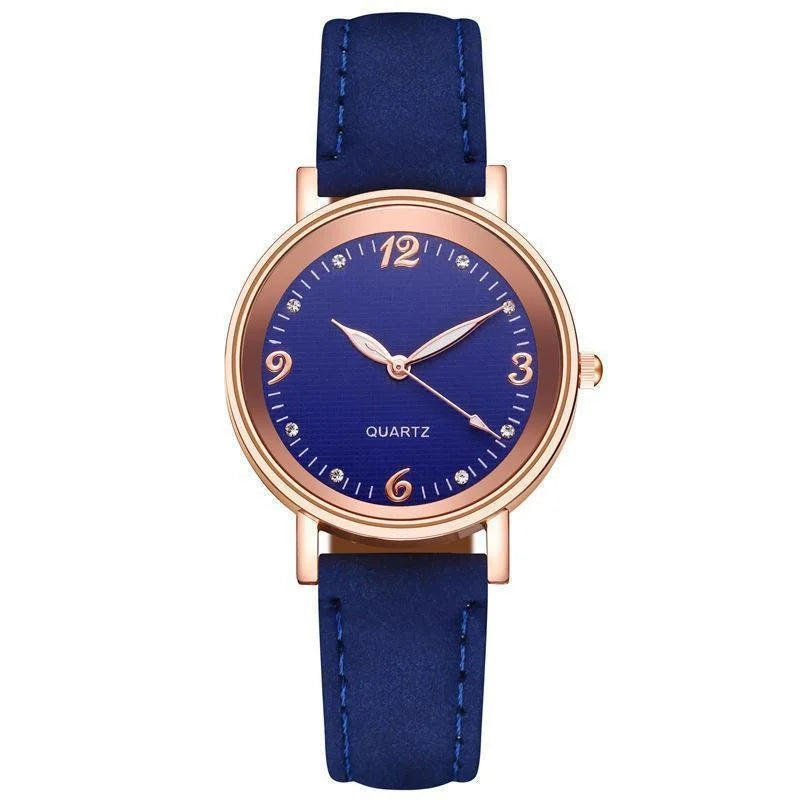Montre femme, bracelet cuir