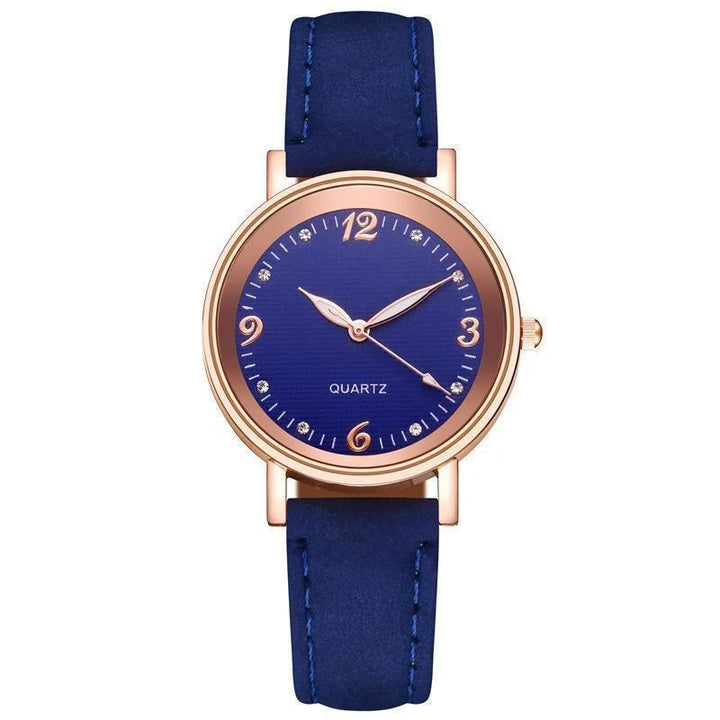 Montre femme, bracelet cuir