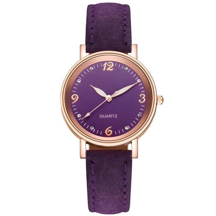 Montre femme, bracelet cuir