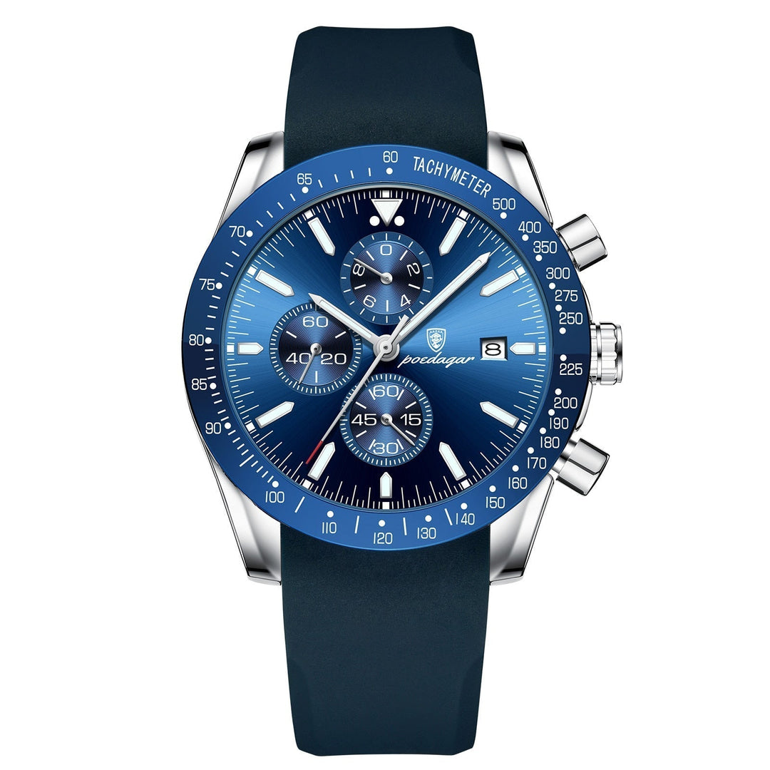 Chronographe avec dateur et rétroéclairage
