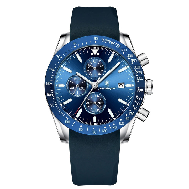 Chronographe avec dateur et rétroéclairage