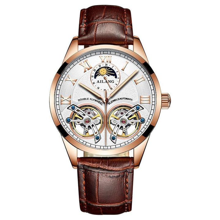 Montre mécanique tourbillon style business