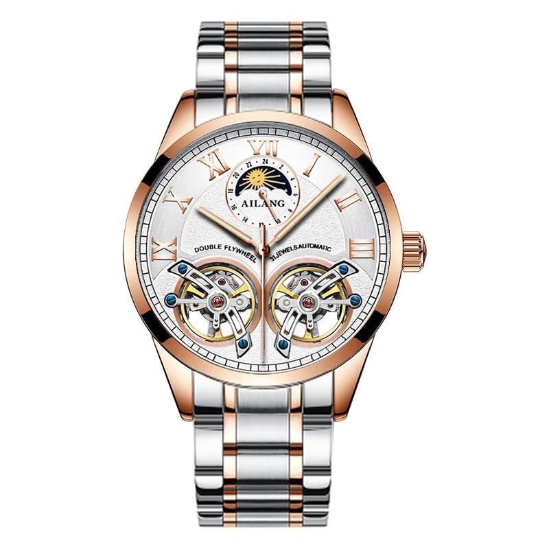 Montre mécanique tourbillon style business
