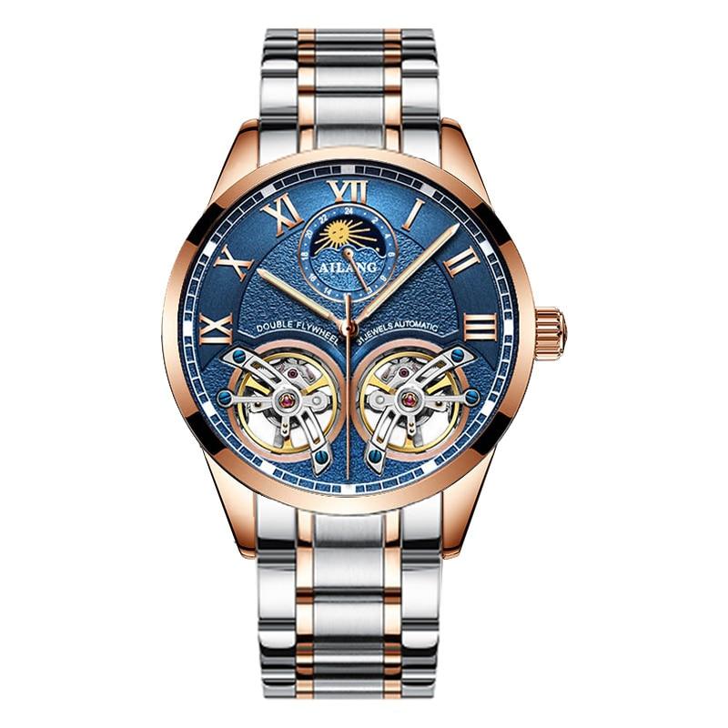 Montre mécanique tourbillon style business