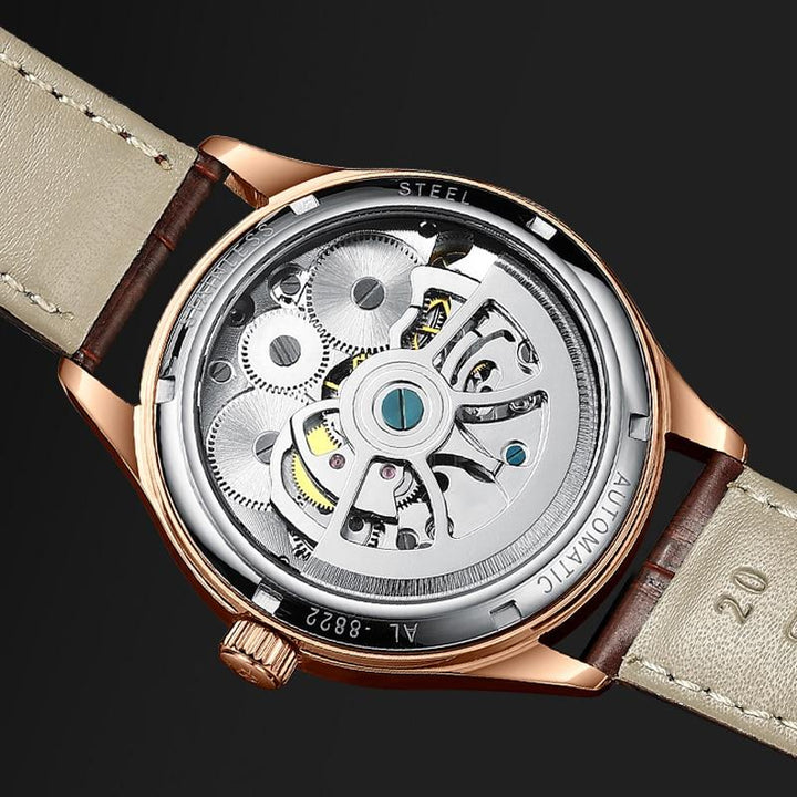 Montre mécanique tourbillon style business